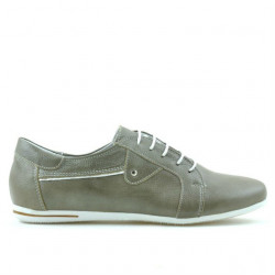 Women casual, sport shoes 646 sand+white