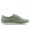 Women casual, sport shoes 646 sand+white