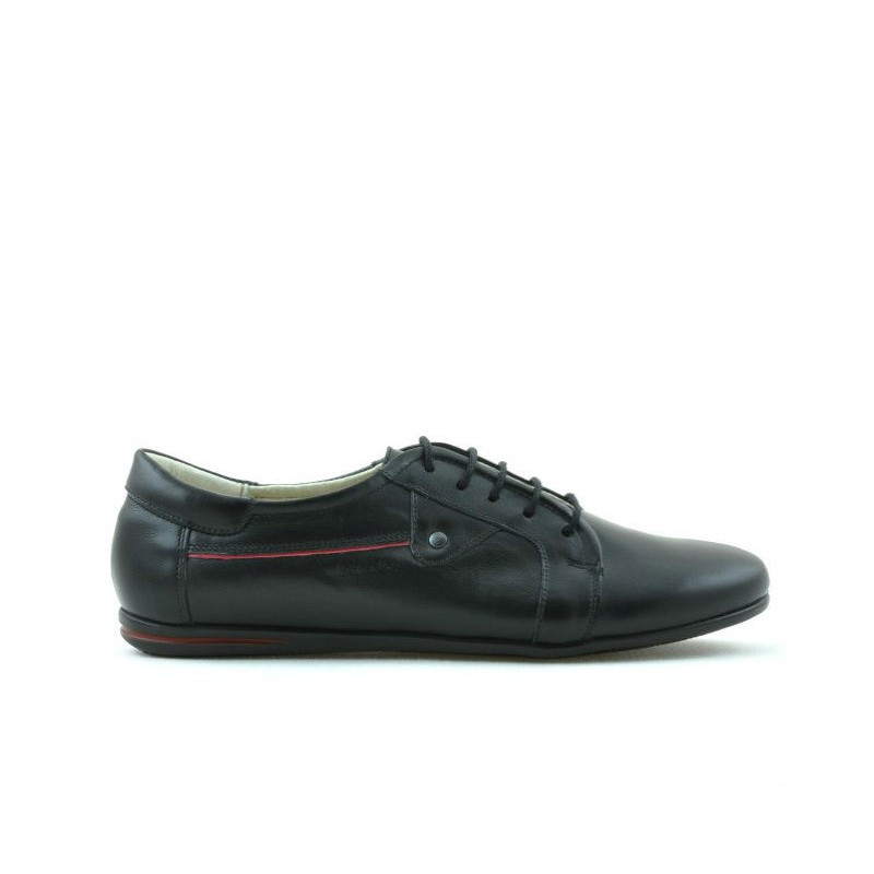 Women casual, sport shoes 646 black+red