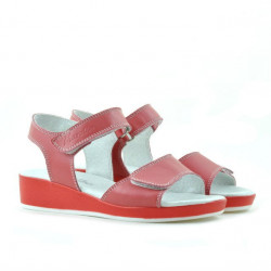 Children sandals 532 red coral