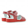 Children sandals 532 red coral