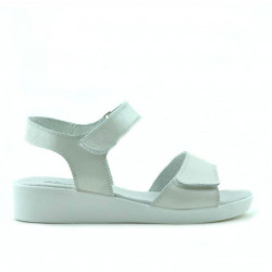 Children sandals 532 white pearl