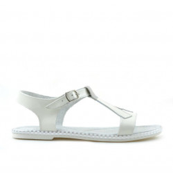 Children sandals 534 patent beige