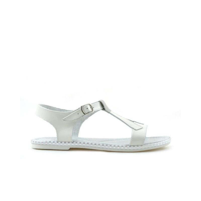 Children sandals 534 patent beige