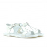 Children sandals 534 patent beige