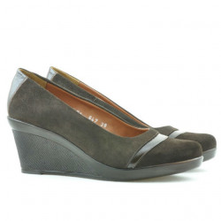 Women casual shoes 647 cafe velour