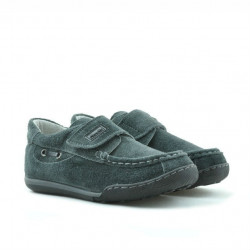 Small children shoes 01c gray velour
