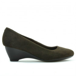 Women casual shoes 152-1 cafe velour