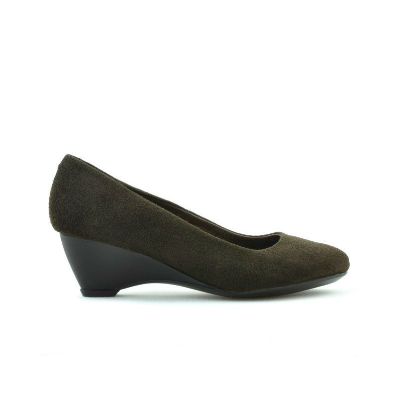 Women casual shoes 152-1 cafe velour