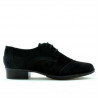 Women casual shoes 691 black velour