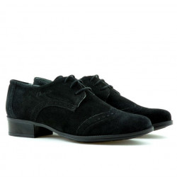 Women casual shoes 691 black velour