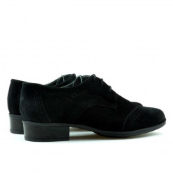 Women casual shoes 691 black velour