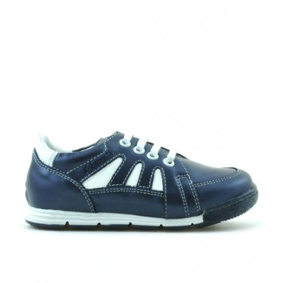 Small children shoes 04c indigo+white