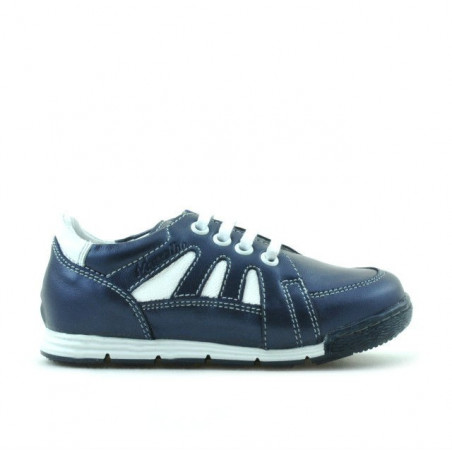 Small children shoes 04c indigo+white