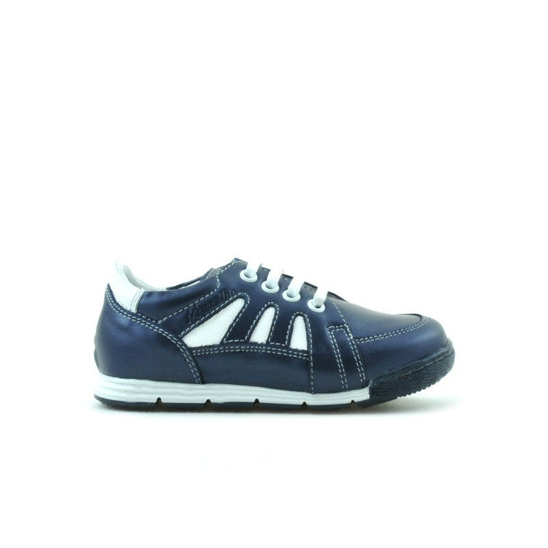Small children shoes 04c indigo+white