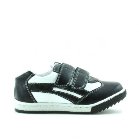 Small children shoes 16c black+white