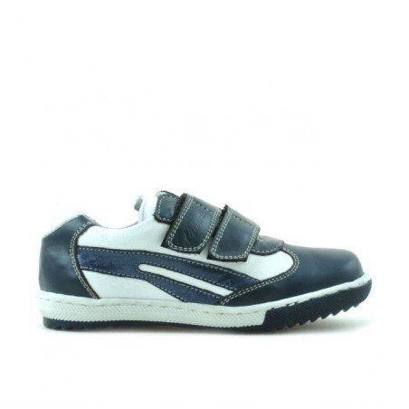 Small children shoes 16c indigo+white