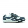 Small children shoes 16c indigo+white