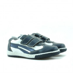 Small children shoes 16c indigo+white