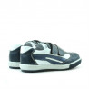 Small children shoes 16c indigo+white