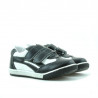 Small children shoes 16c black+white