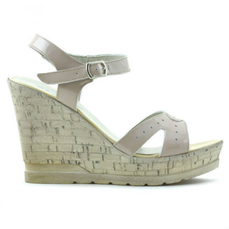 Women sandals 5021 patent nude