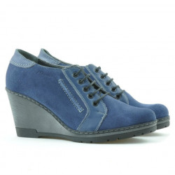 Women casual shoes 625 indigo velour combined