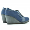 Women casual shoes 625 indigo velour combined