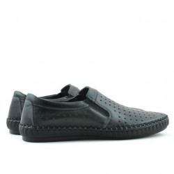 Men loafers, moccasins 820 black
