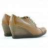 Women casual shoes 609 brown cerat
