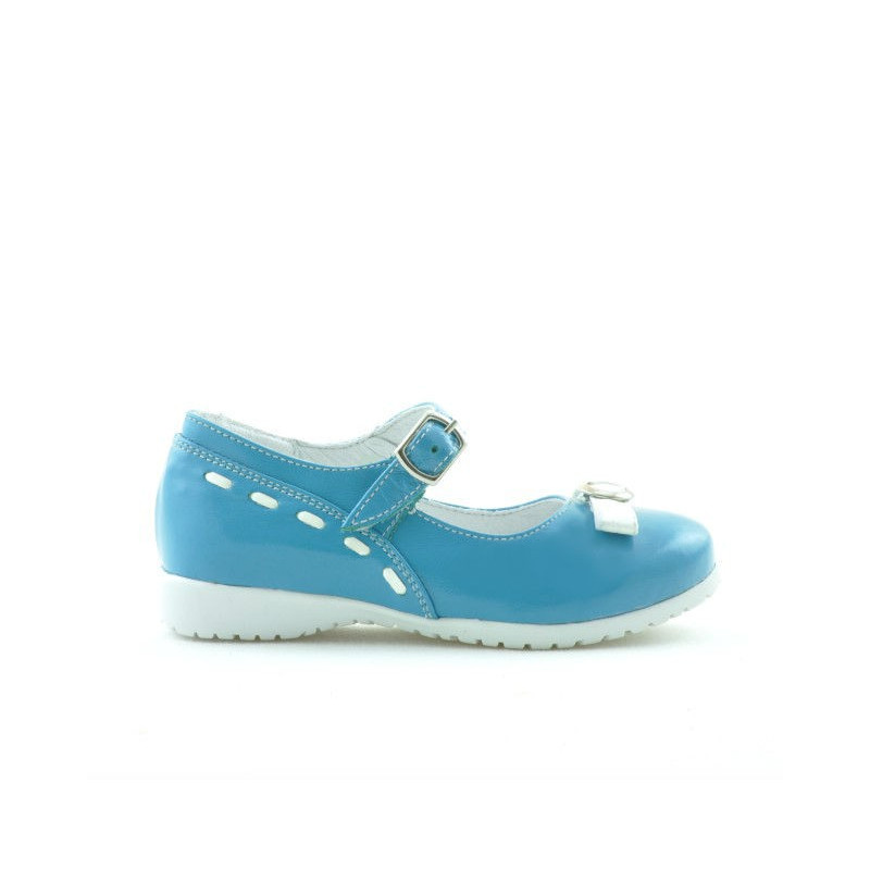 Small children shoes 12c patent turcoaz