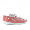 Small children shoes 12c red coral+white