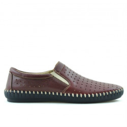 Men loafers, moccasins 820 bordo