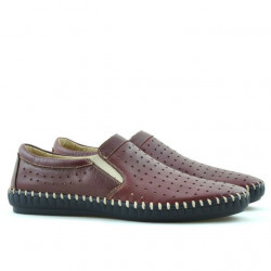 Men loafers, moccasins 820 bordo