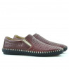 Men loafers, moccasins 820 bordo