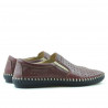 Men loafers, moccasins 820 bordo