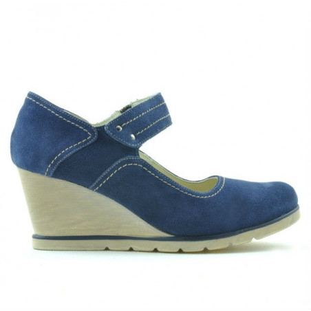 Women casual shoes 199 indigo velour