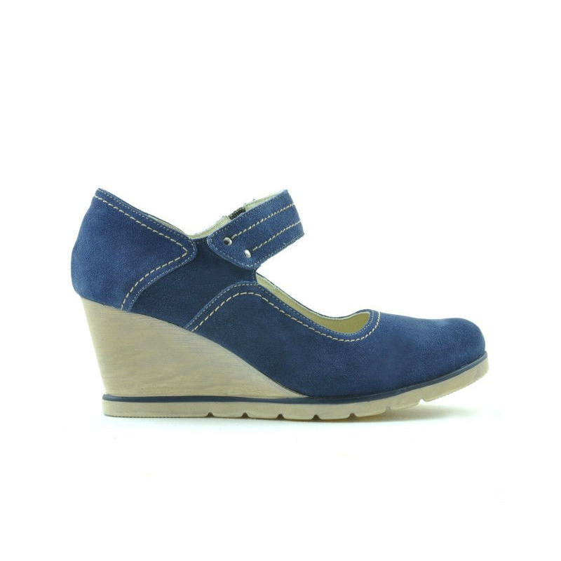 Women casual shoes 199 indigo velour