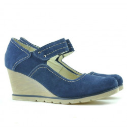 Women casual shoes 199 indigo velour