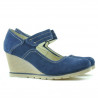 Women casual shoes 199 indigo velour
