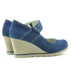 Women casual shoes 199 indigo velour