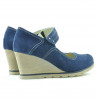 Women casual shoes 199 indigo velour