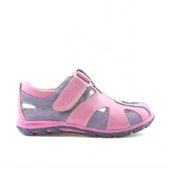 Small children shoes 07c purple+pink