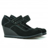 Women casual shoes 199 black velour