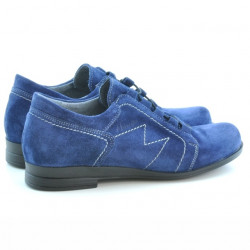 Women casual shoes 608 indigo velour