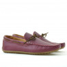 Men loafers, moccasins 863 bordo