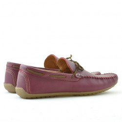 Men loafers, moccasins 863 bordo