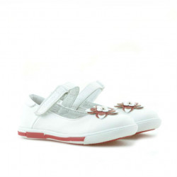 Small children shoes 06c white+red