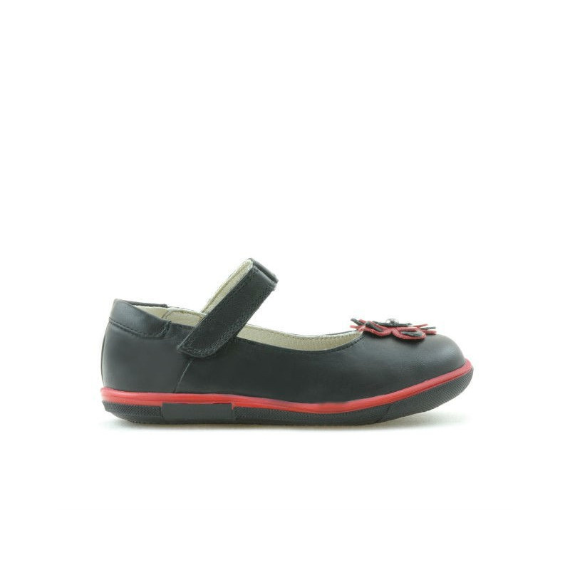 Small children shoes 06c black + red