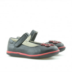 Small children shoes 06c black + red